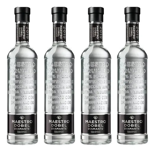 4 Botellas Dobel Diamante 700ml