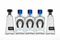 2 Botellas 1800 Cristalino y 3 Botellas Herradura Plata 700ml