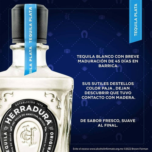 1 Botella Herradura Plata 1.750ml
