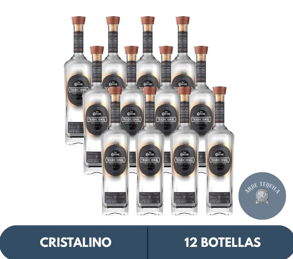 12 Botellas Tradicional Cristalino 700ml