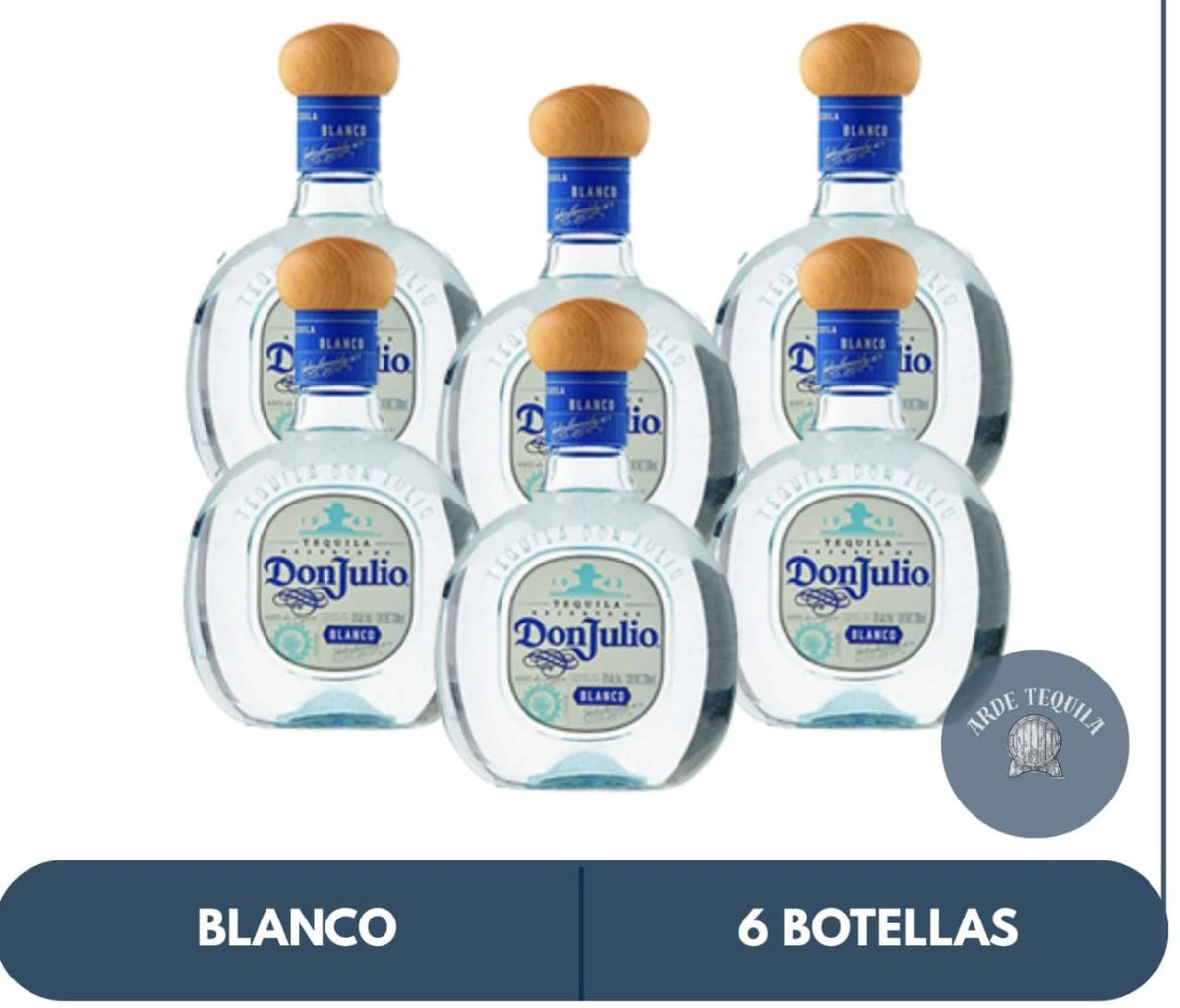 6 Botellas Don Julio Blanco 700ml