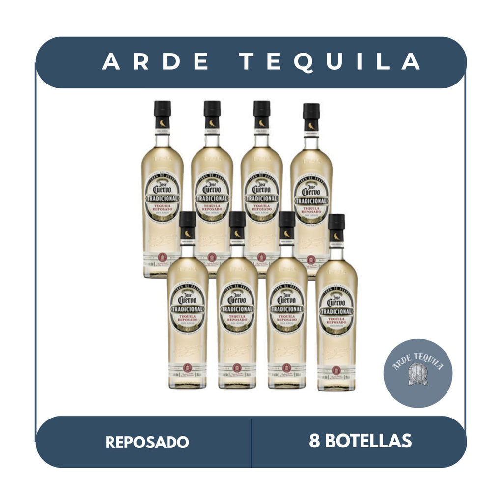 8 Botellas Tradicional Reposado 950ml