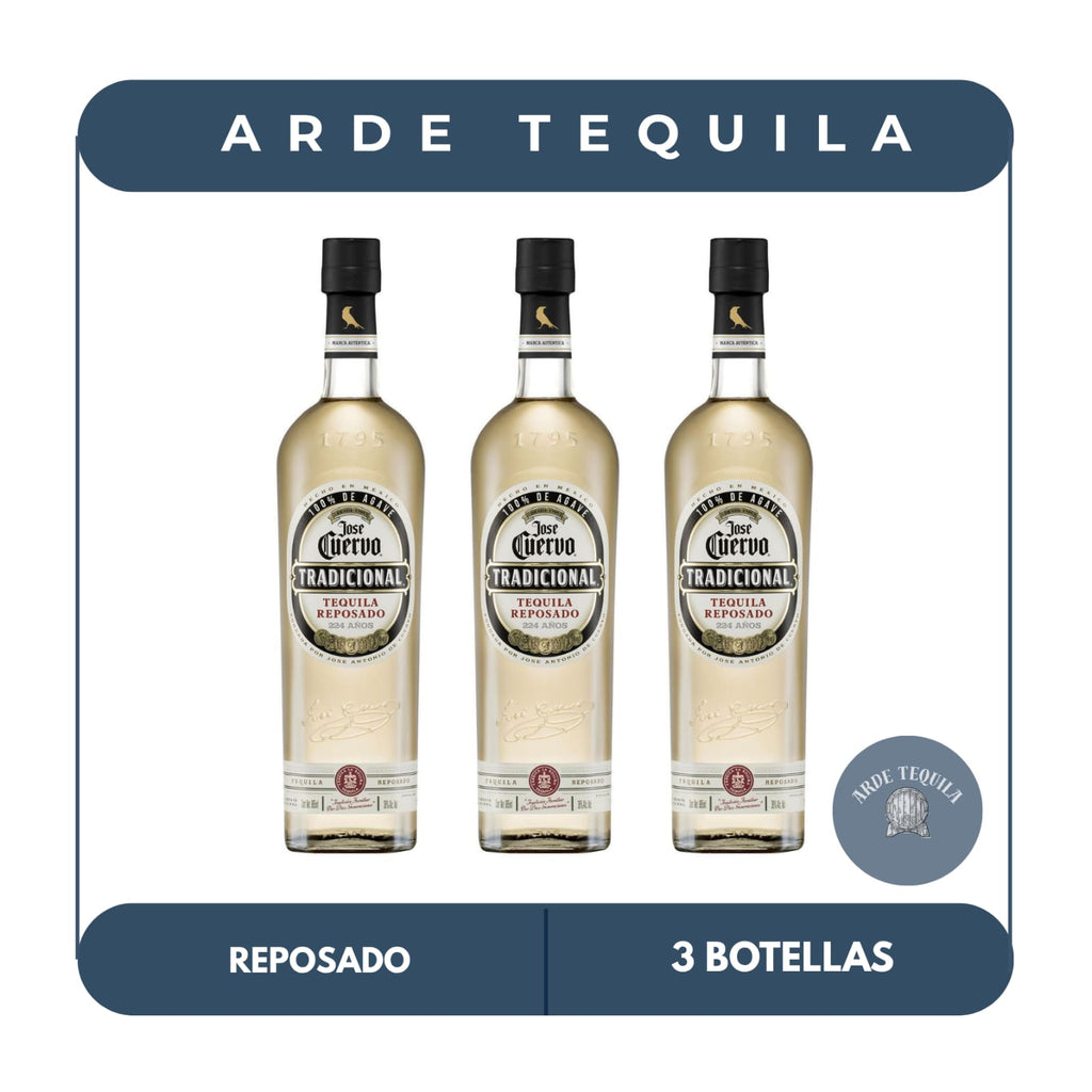 3 Botellas Tradicional Reposado 950ml