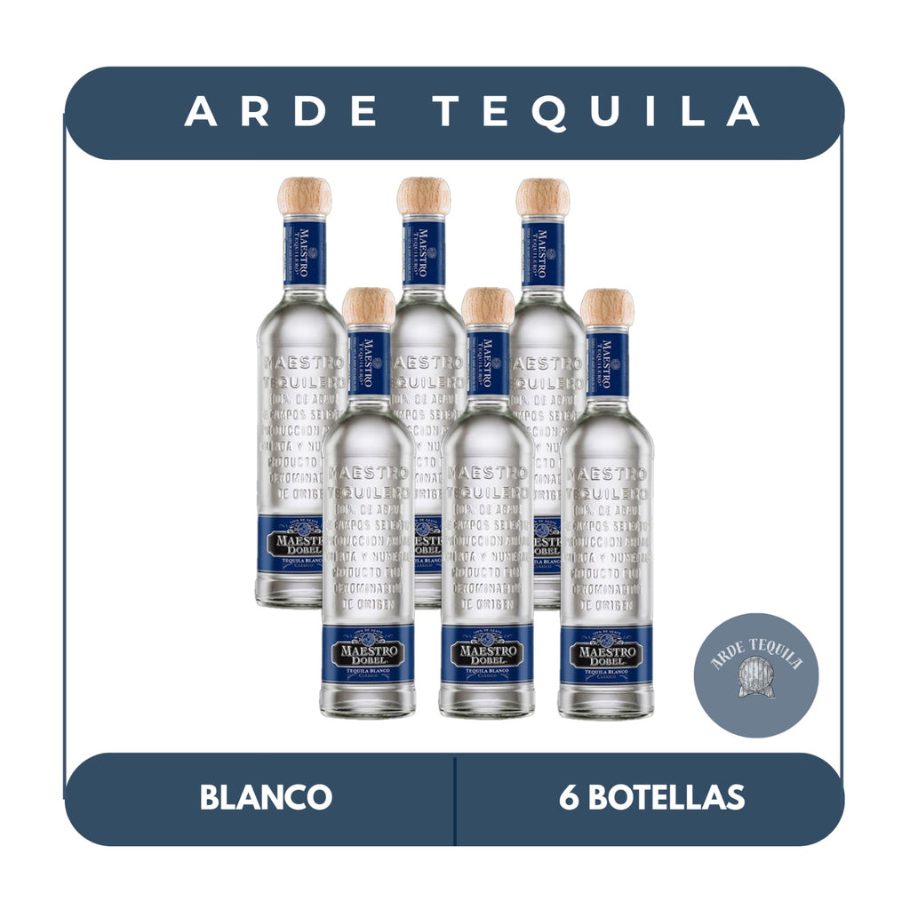 6 Botellas Dobel Blanco 700ml