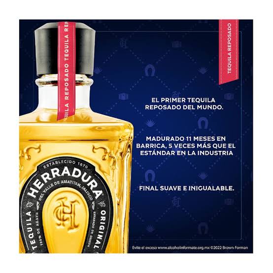 1 Botella Herradura Reposado 700ml