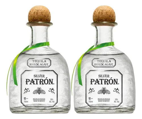 2 Botellas Tequila Patron Silver 700ml