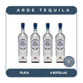 4 Botellas Tradicional Plata 695ml