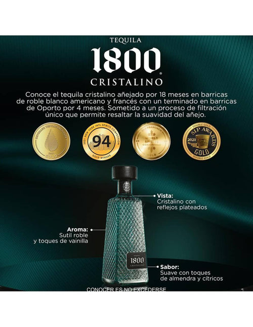 1 Botella 1800 Cristalino 1.750ml