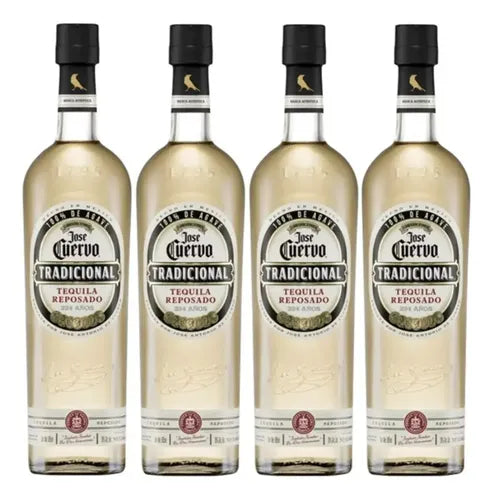 4 Botellas Tradicional Reposado 950ml