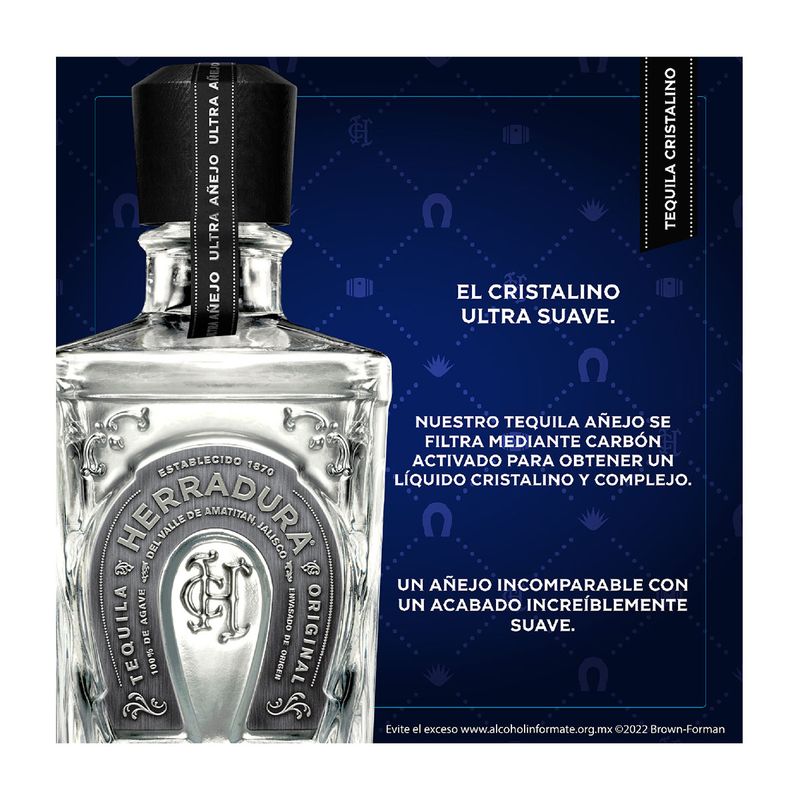 3 Botellas Herradura Ultra 700ml