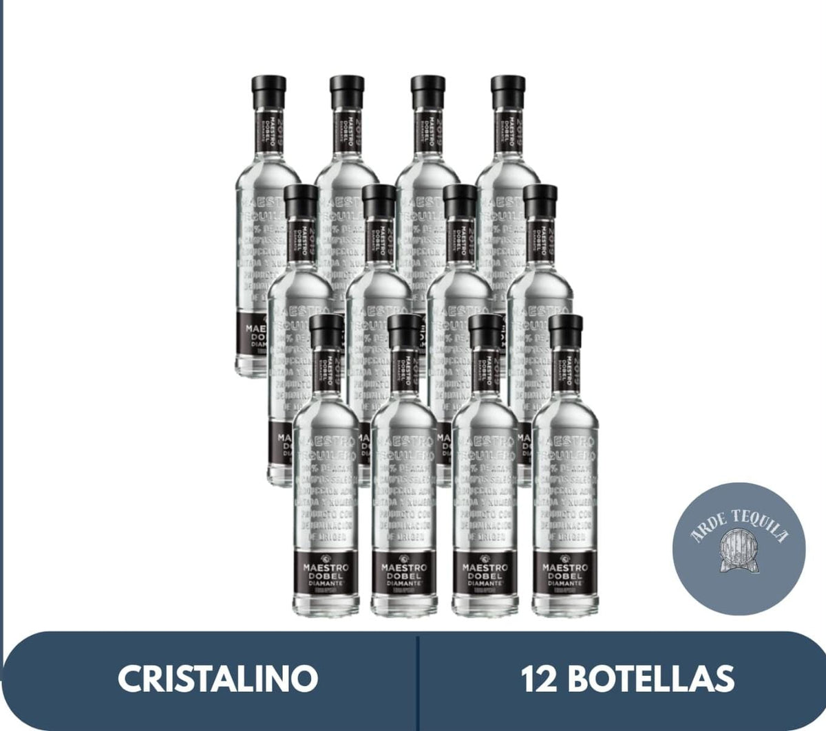 12 Botellas Dobel Diamante 700ml