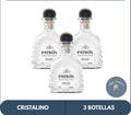3 Botellas Patron Cristalino 700ml