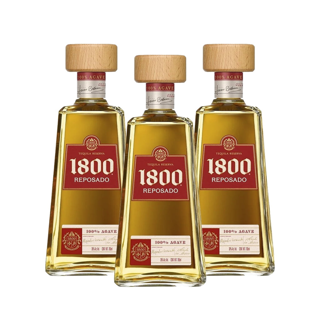 3 Botellas 1800 Reposado 700ml